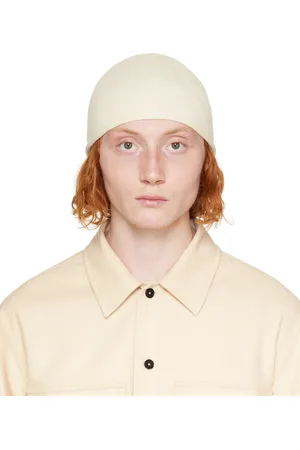 Jil Sander Off-White Rolled Edge Beanie