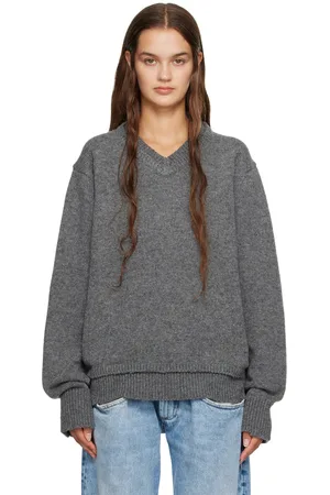 Maison Margiela Gray Layered Sweater