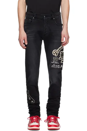 AMIRI Black Dream Team Skinny Jeans