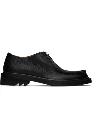 DRIES VAN NOTEN Black Leather Derbys