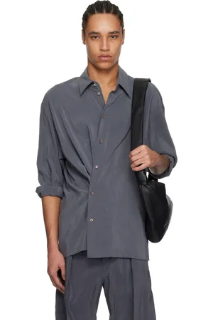 LEMAIRE Gray Twisted Shirt