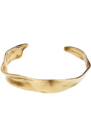 DRIES VAN NOTEN Gold Textured Bracelet