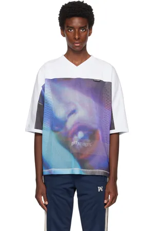 Palm Angels Multicolor Miami Face T-Shirt
