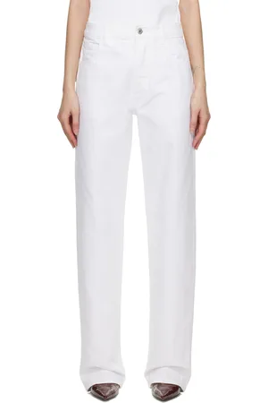 Bottega Veneta White Patch Jeans