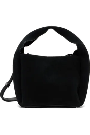 Totême Black Suede Bucket Bag