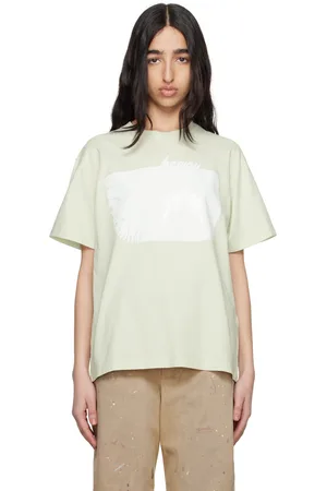 Maison Margiela Green Heavy Cotton Jersey T-shirt