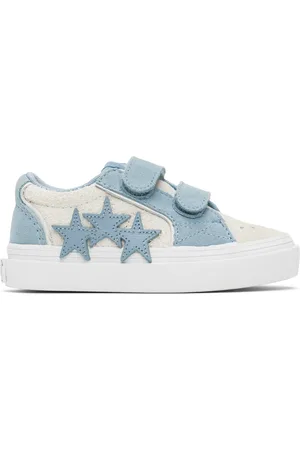 AMIRI Kids Blue & Off-White Sunset Skate Low Sneakers