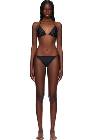 Maison Kitsuné Black Baby Fox Bikini