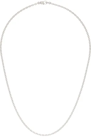 TOM WOOD Silver Anker Chain Necklace