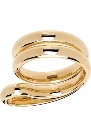 Bottega Veneta Gold Frills Ring