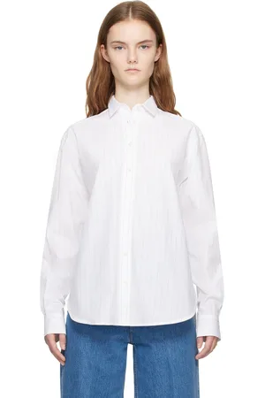 Totême White Pinstripe Shirt