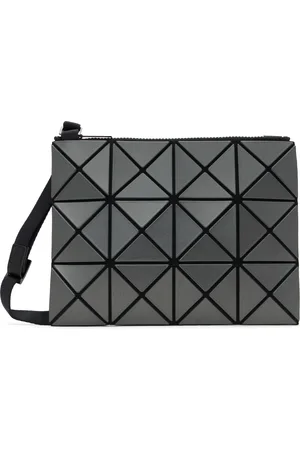 Issey Miyake Gray Lucent Metallic Bag