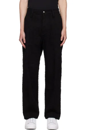 CRAIG GREEN Black Towel Trousers
