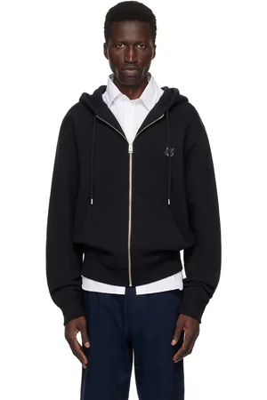 Maison Kitsuné Black Bold Fox Head Hoodie