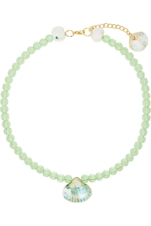 Levens Jewels Green Seashell Necklace