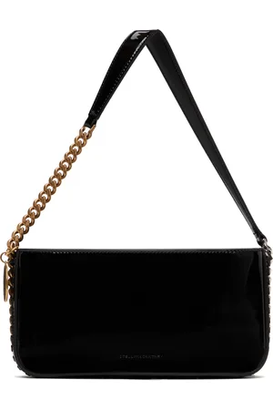 Stella McCartney Black Frayme Baguette Shoulder Bag