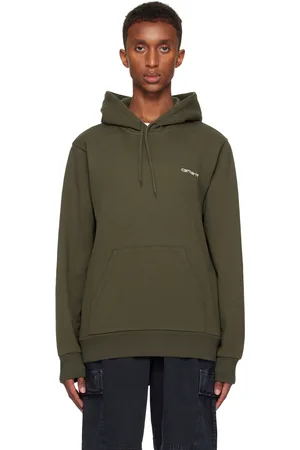 Carhartt Khaki Script Embroidery Hoodie