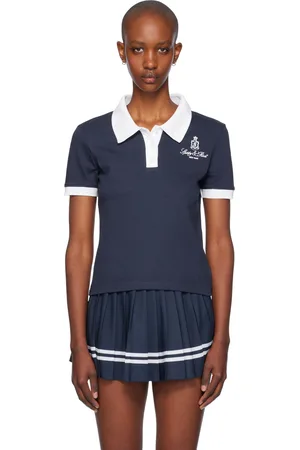 Sporty & Rich Navy Vendome 70s Polo
