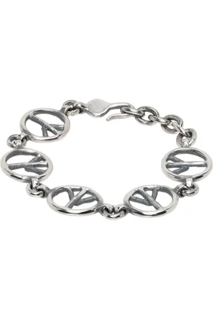 Pins & Needles Silver Peace Bracelet