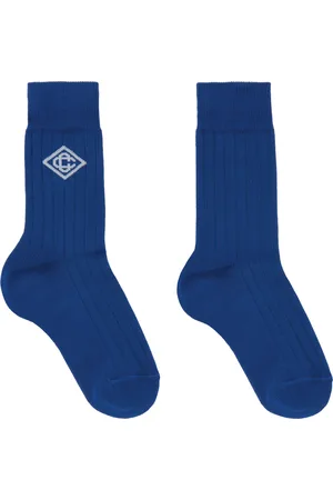 Casablanca Navy Dress Socks