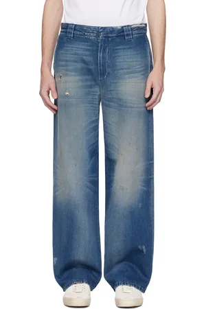 Golden Goose Blue Distressed Jeans