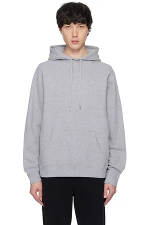 Sunspel Gray Loopback Hoodie