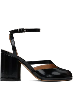 Maison Margiela Black Tabi Pump Sandal Heels