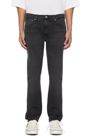 Nudie Jeans Black Lean Dean Jeans