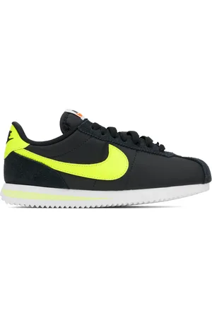 Nike Black & Yellow Cortez Sneakers