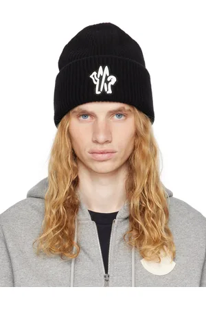 Moncler Black Archivio Creativo Beanie