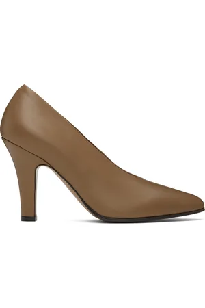 The Row Brown Prudens Heels