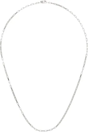 TOM WOOD Silver Billie Chain Necklace
