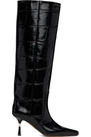 PARIS TEXAS Black Bettina Tall Boots