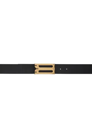 Victoria Beckham Black Jumbo Frame Belt