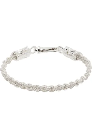 EMANUELE BICOCCHI Silver Braided Bracelet