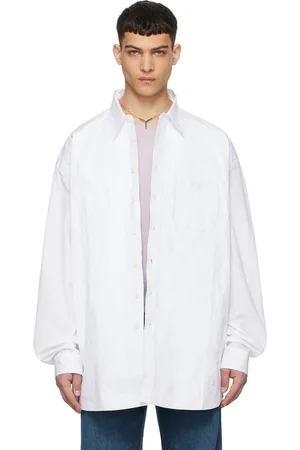 Y / PROJECT White Scrunched Shirt