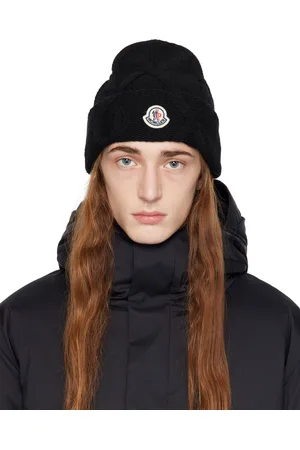 Moncler Black Wool Beanie