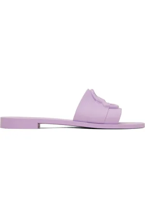 Moncler Purple Rubber Sandals