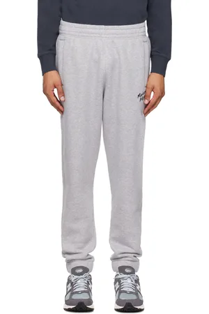 Maison Kitsuné Gray Handwriting Comfort Sweatpants
