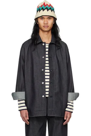 Jil Sander Blue Buttoned Denim Shirt