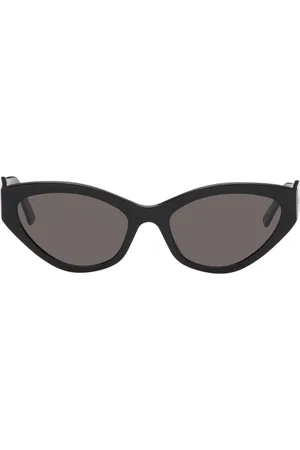 Balenciaga Black Cat-Eye Sunglasses