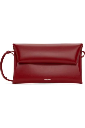 Jil Sander Red Folded Small Bag