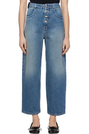 Maison Margiela Blue Straight-Leg Jeans