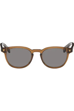 Bottega Veneta Brown Soft Recycled Acetate Panthos Sunglasses