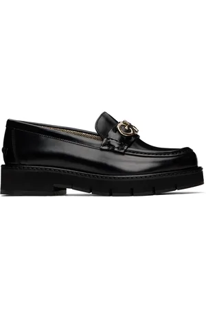 Salvatore Ferragamo Black Ofelia Loafers