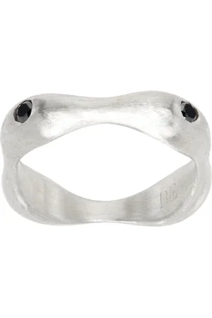 Dunton Ellerkamp Silver Diamond Owen Thin Ring