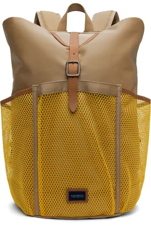 NANAMÍCA Beige & Yellow Water-Repellent Backpack