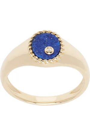 YVONNE LÉON Gold Baby Chevalière Ovale Ring