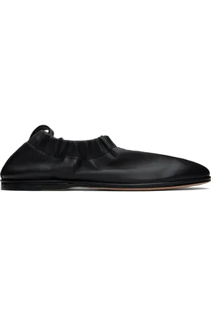 Lauren Manoogian Black Banded Ballerina Flats