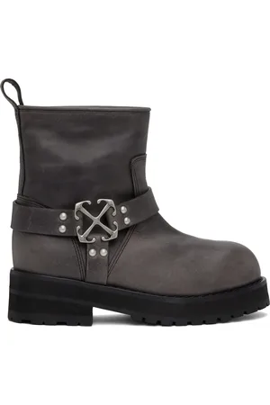 OFF-WHITE Gray Off Track Boots